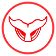 The Umiya logo, a whale tail